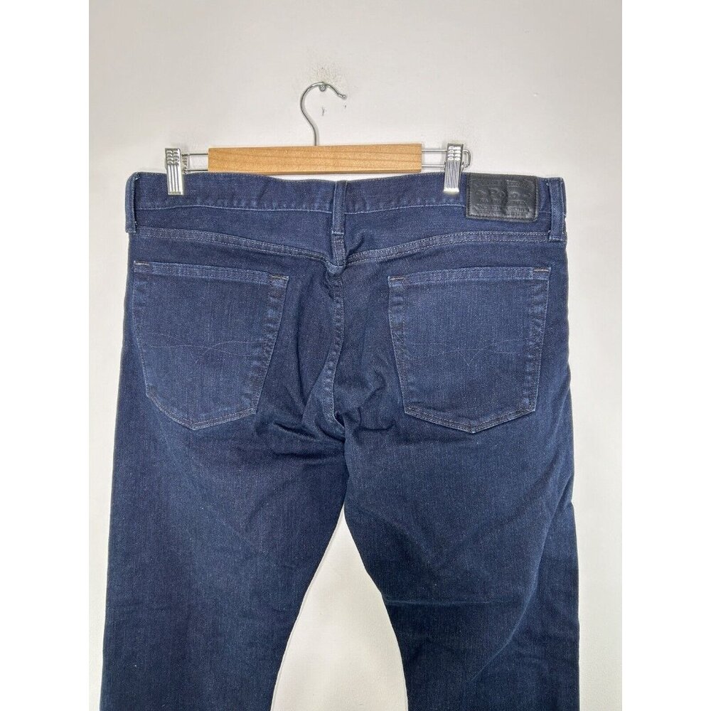 Polo by Ralph Lauren Men's Slim Jeans - Dark Blue - Picture 7 of 15